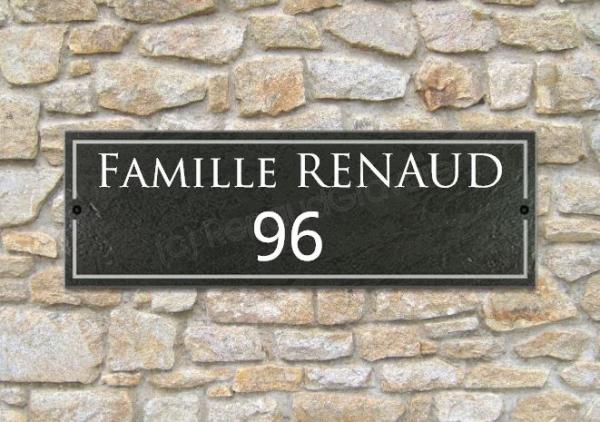 plaque de maison