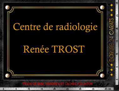 plaque professionnelle