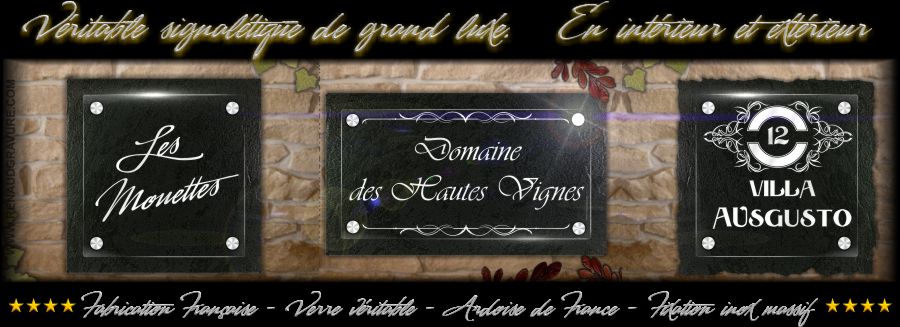 Signaletique de luxe