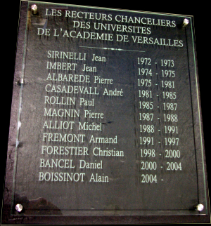 Plaque comm�morative luxe en ardoise et verre grav�
