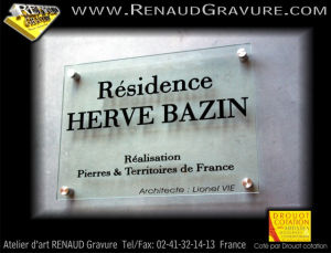 plaque professionnelle